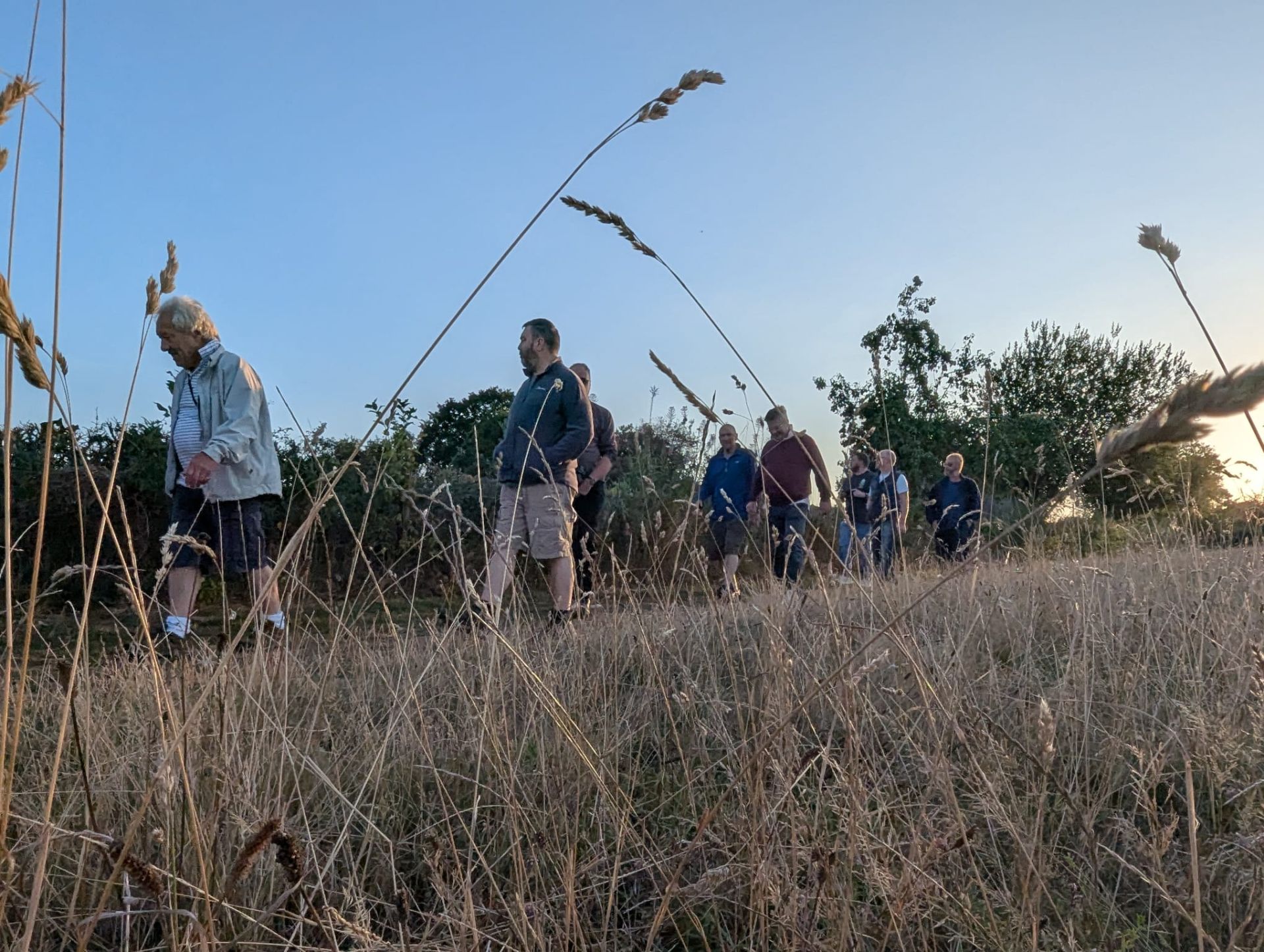Group Photo at Sunset
